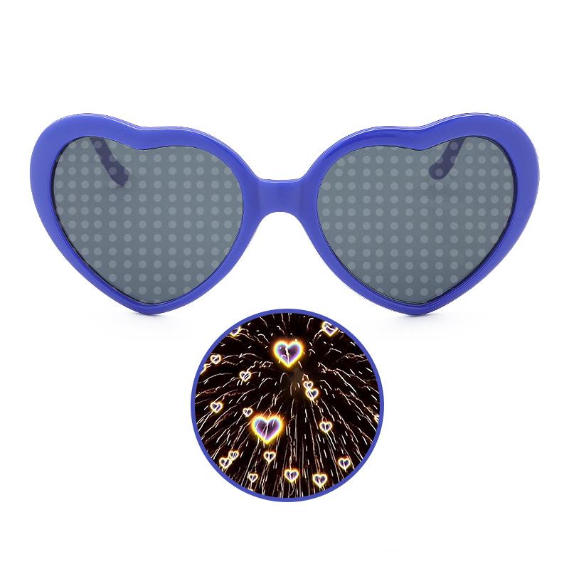 Romantic Heart-Shaped UV Protection Sunglasses - Mood Changing, Date Essential