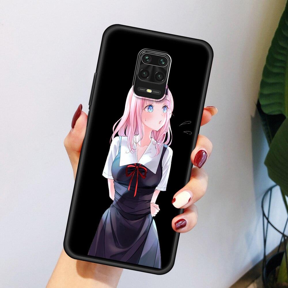 

Чехол для телефона Kaguya sama Love is War Fujiwara Funda для Xiaomi Redmi Note 8 11 10 Pro 10S 9S 9 9T 8T 9C 9A 8A 7 K40 Gaming Cover Redmi Note 7
