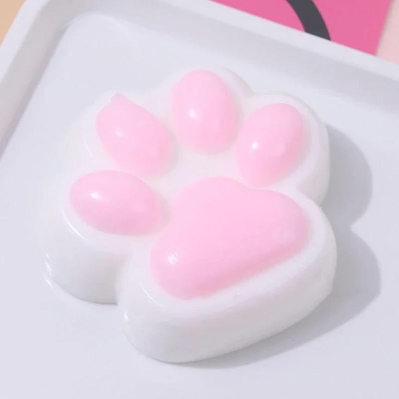 Popular Latest Press Super Large Cat Paw Cute Cat Foot Gentle Rebound Soft Jelly Pinch Decompression Squeeze Toy Antistress Release Toy