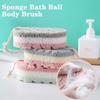 Accessories Massage Brush Quick Foaming Sponge Scrubber Sponge Bath Ball Body Brush Shower Rub