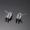 Luxury Punk Earring For Men Detachable Dual Purpose Stud Earring Prong Ear Fashion Mens Jewelry Pendant