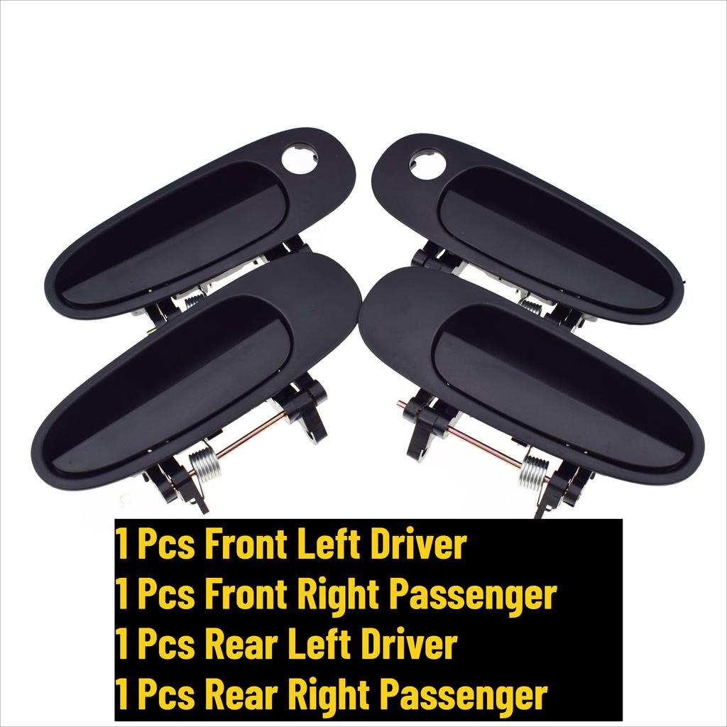 1 / 2 / 4 Pcs Outside Door Handle For Toyota Corolla Geo Prizm 1.6L 1.8L 1993 1994 1995 1996 1997 Front or Rear Left or Right