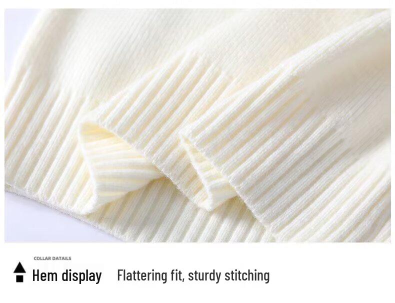 Men's Casual Zipper Stand Collar Sweater - Loose, Thick Knit for Autumn/Winter