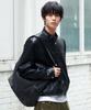 OURDAYZ Nomad Crop Biker Leather Jacket [Black]