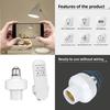 E26 E27 Wireless Remote Control Bulb Base With Timer Led Smart Light Socket For Home Use