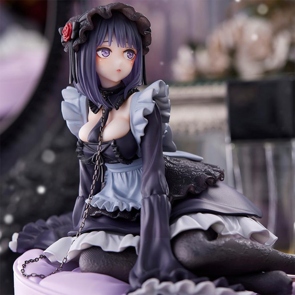 My Dress-Up Darling Anime Figure Black Maid Outfit Kitagawa Marin Action Figure Desk Figurine Collection Model Toy Gift