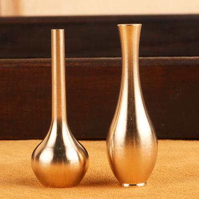 Flower Pot Retro Glaze Elegent Style Sealed Copper Small Mouth DIY Party Craft Concise Gifts Plant For Household Decoration