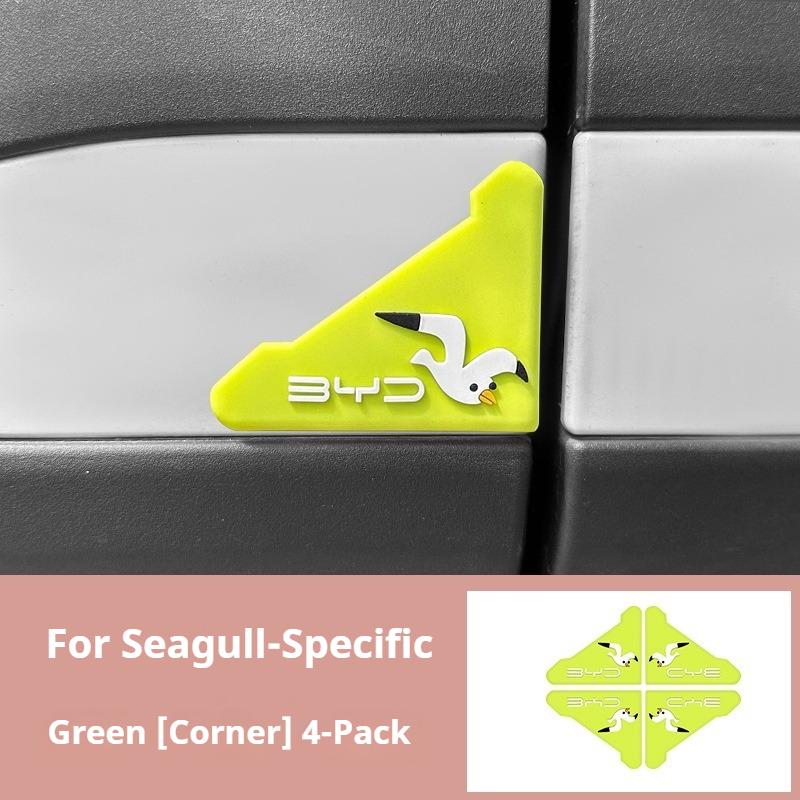 For BYD Seagull Car Door Handle Anti Scratch Sticker Cartoon Bumper Strip PVC Car Handle Stickers Wear-resistant Accessories