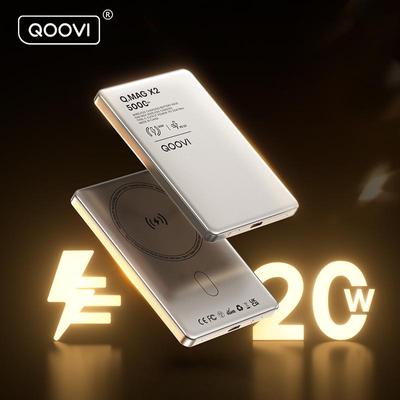 QOOVI Wireless 5000mAh Power Bank 20W Fast Charging Ultra-Slim External Battery Portable Charger For Magsafe For iPhone 16 15 14
