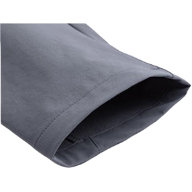 Anta Outdoor Series Solid Color Mid Waist Straight Leg Casual Pants Men Bottoms Pencil-Gray 152416501-2