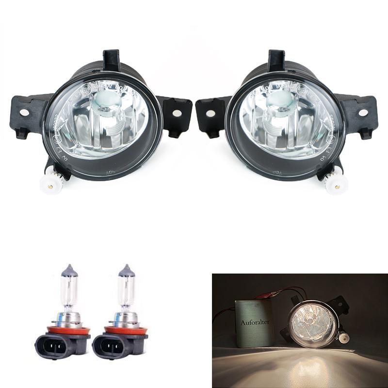 Fog Lamp Assembly Glass Cover For BMW X5 E70 LCI 2011 2012 2013 Front Bumper Anti Fog Light 63177237433 63177237434