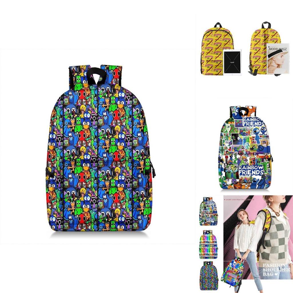 Roblox Rainbow Friends Backpack Lightweight Durable Adjustable Straps