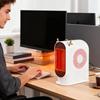 Small Electric Heater Quiet Electric Tip-Over Protection Bedroom Thermostat Portable Space Heater For Indoor Table Shelf Office