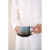 Exquisite High-End Ceramic Coffee Cup & Saucer Set for Home or Office - Light Luxury Mug for Afternoon Tea