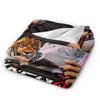 Panda Tekken 8 Gaming Flannel Blanket Spring  Warm Soft Throw Blanket for Kids Home Decor Novelty Bedspread Sofa Bed Cover