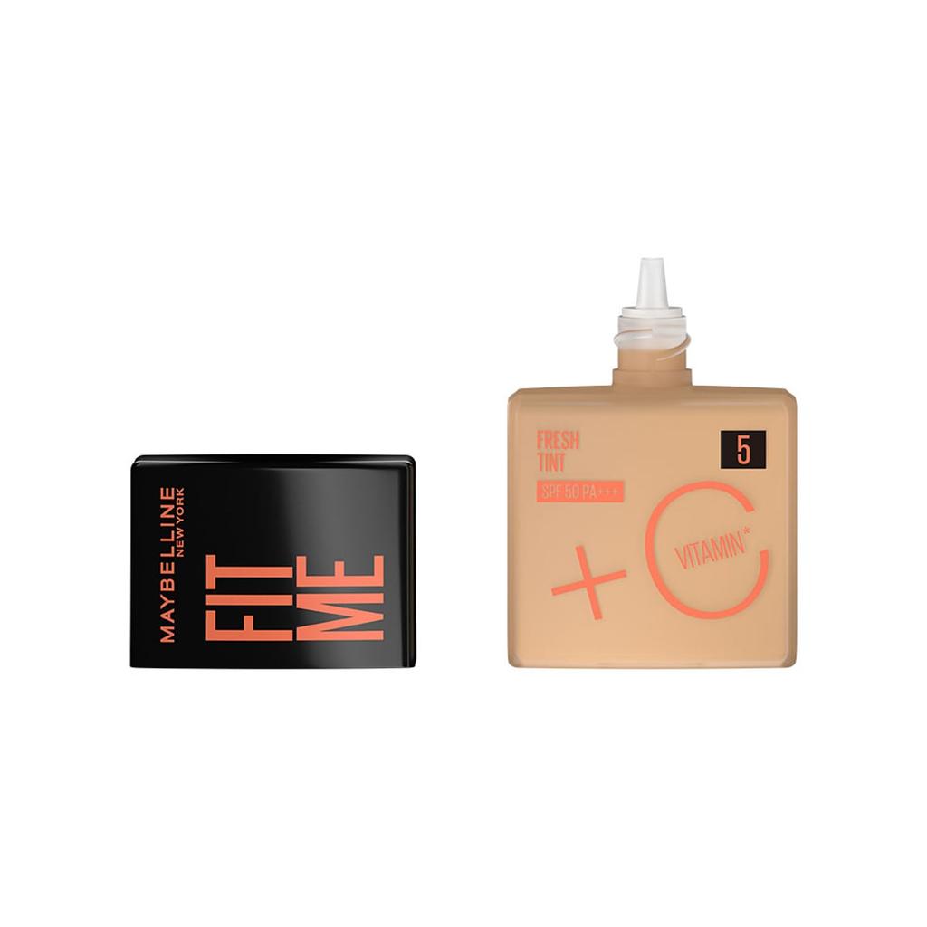 Maybelline New York Fit Me Fresh Tint 30ml SPF 50 ile C Vitamini Doğal Kapatıcılık Günlük Makyaj Ton 05