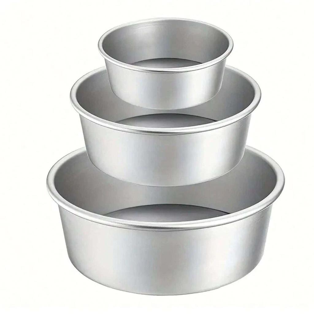 4/6/8 Inch Birthday Cake Mold, Aluminum Alloy Active Bottom Cake Mold, Home Baking Tray Mold, Baking Utensils Cake Tools