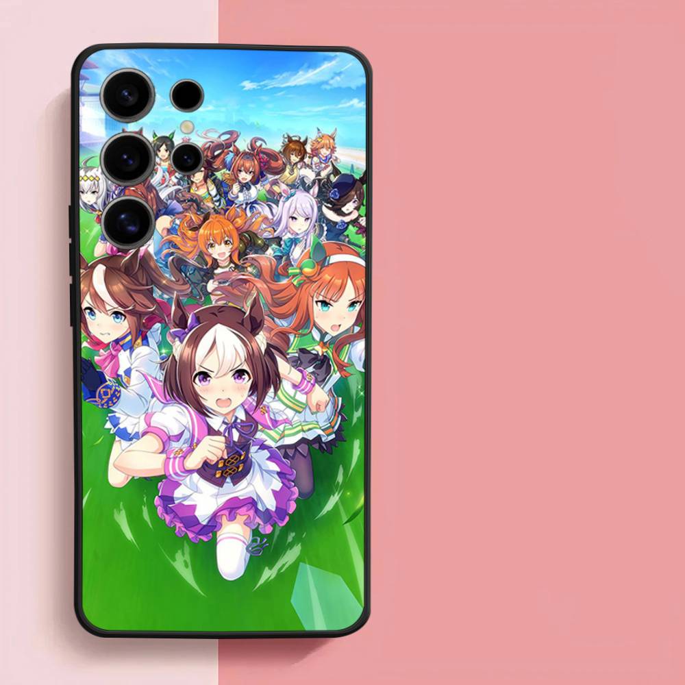 Pretty D-Derby Uma Musume Case For Samsung Galaxy Case S25 S23 S22 S21 S30 S20 S10 Ultra Plus FE TPU Soft Cover