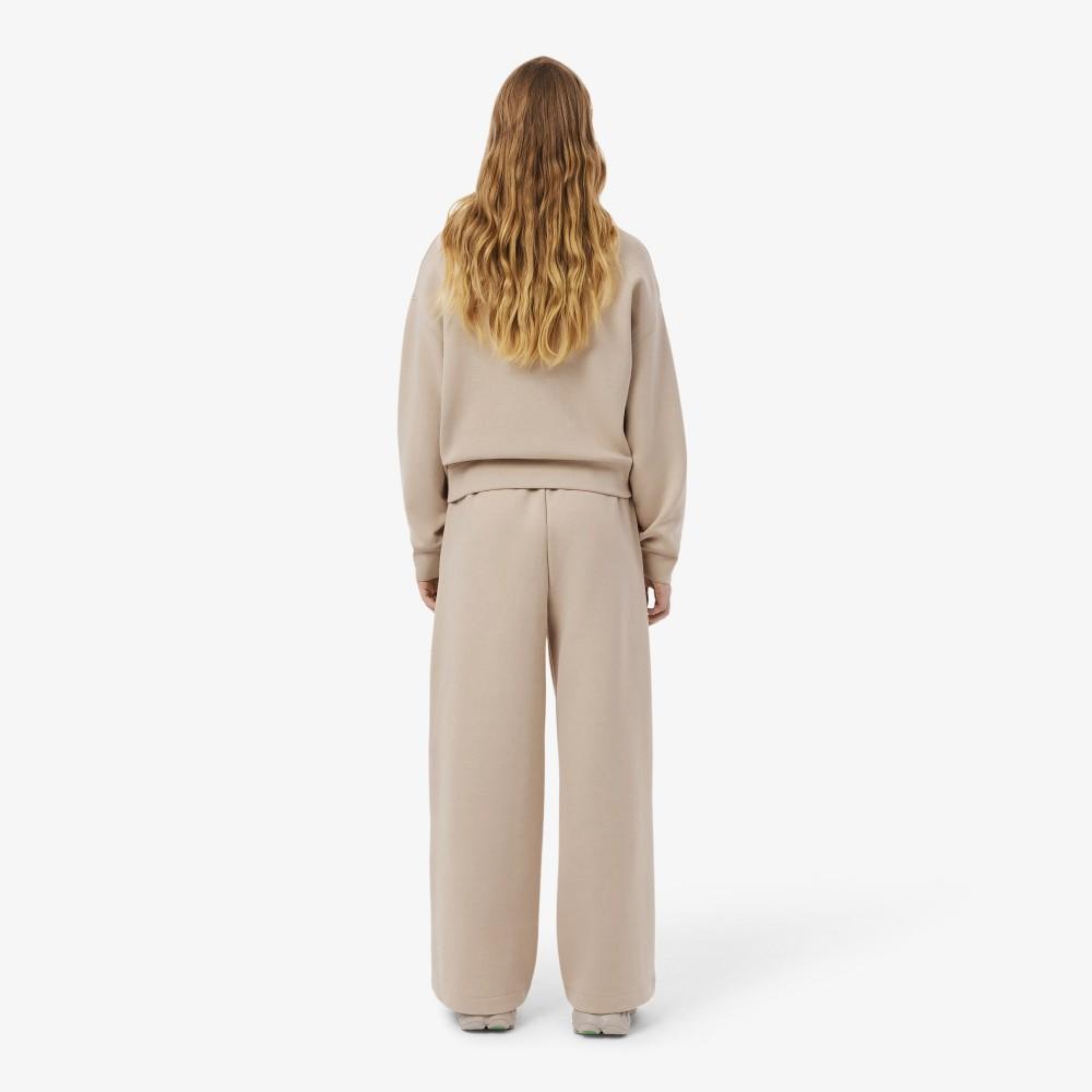 [Lacoste] Women's Double-Face Wide Track Pants XF6620-56GX6F