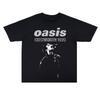 Oasis Rock Band's Oversized High-street Streetwear Loose Hip-hop Rock T-shirt with Print