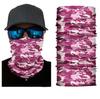 Camouflage Seamless Balaclava Magic Scarf Cycling Outdoors Neck Warmer Tube Half Face Shield Headband Military Army Neckerchief