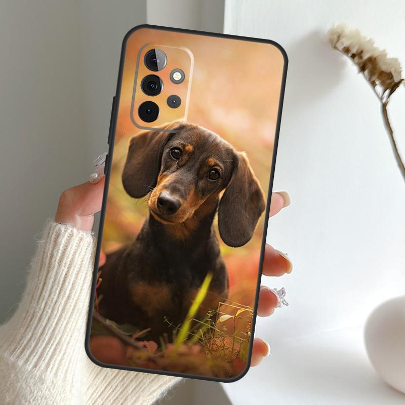 Dachshund Dog Case For Samsung Galaxy A54 A53 A34 A33 A13 A23 A31 A51 A71 A12 A22 A32 A52 A50 A52S Cover