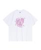 OTHERFITS Graffiti Logo Short Sleeve T-Shirt (White/Pink)