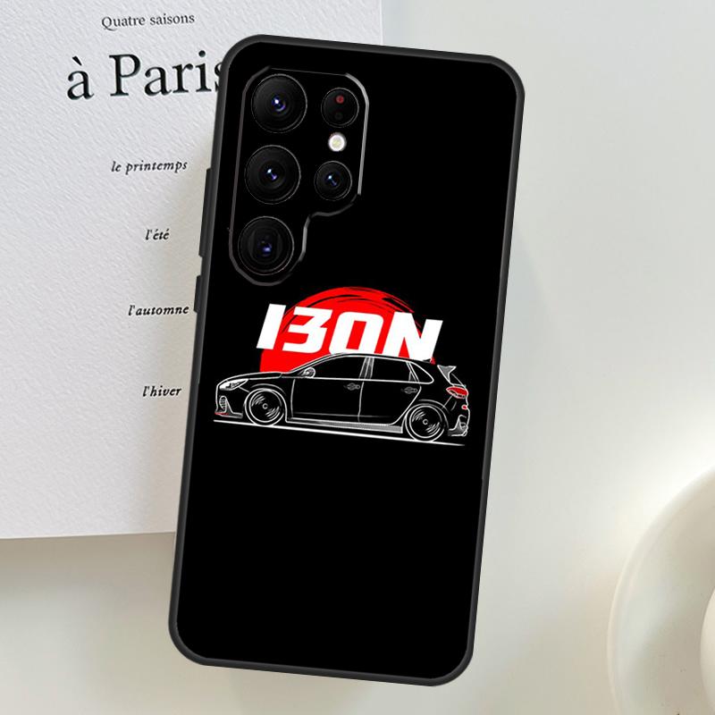 

i30N Sports Car Case For Samsung Galaxy S22 S23 Plus S21 S23 Ultra S20 FE S8 S9 S10 Note 10 20 Ultra Coque Galaxy S20
