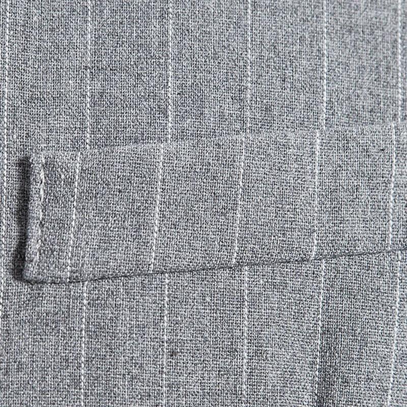 Herr Business Slim Fit Casual Herrväst för bröllop Mjuk ull Tweedväst Fiskbensgroosmen Retro Vintage Slim