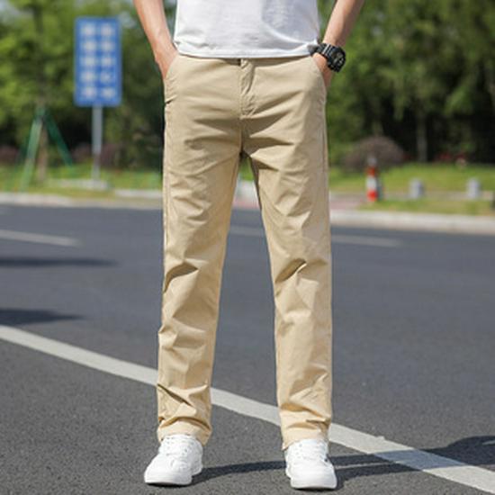 Pantaloni Casual Elasticizzati Dritti Slim Fit da Uomo Lee