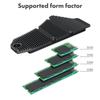 Aluminium-Kühlkörper für M.2 2230 2242 2260 2280 SSD Festplatten-Kühlkörper Kühlsystem für Konsole