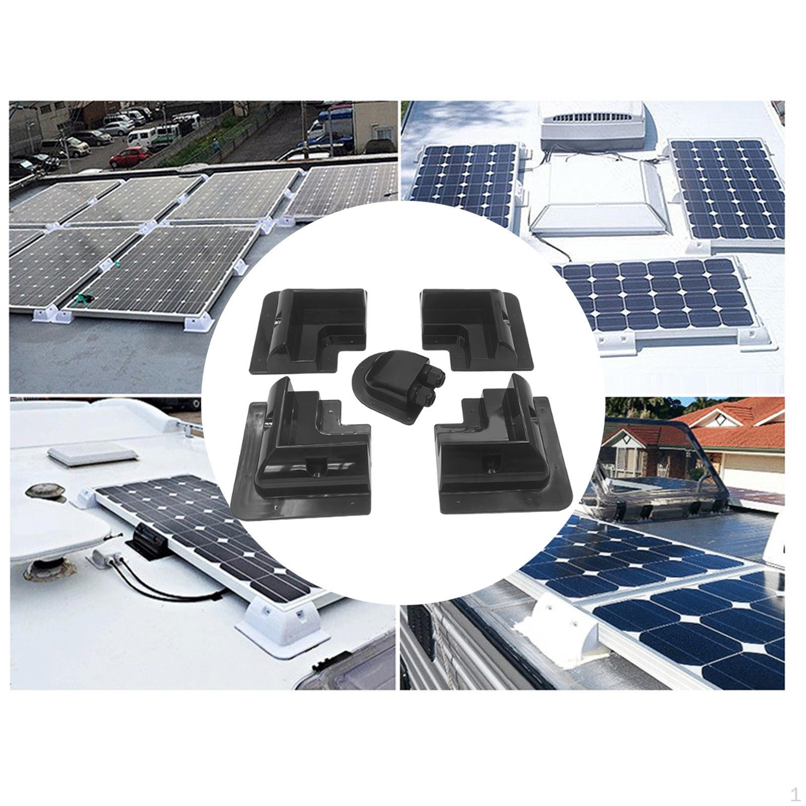 

Монтажные кронштейны для комплекта с угловым кронштейном для автодомов и яхт 5pcs Black