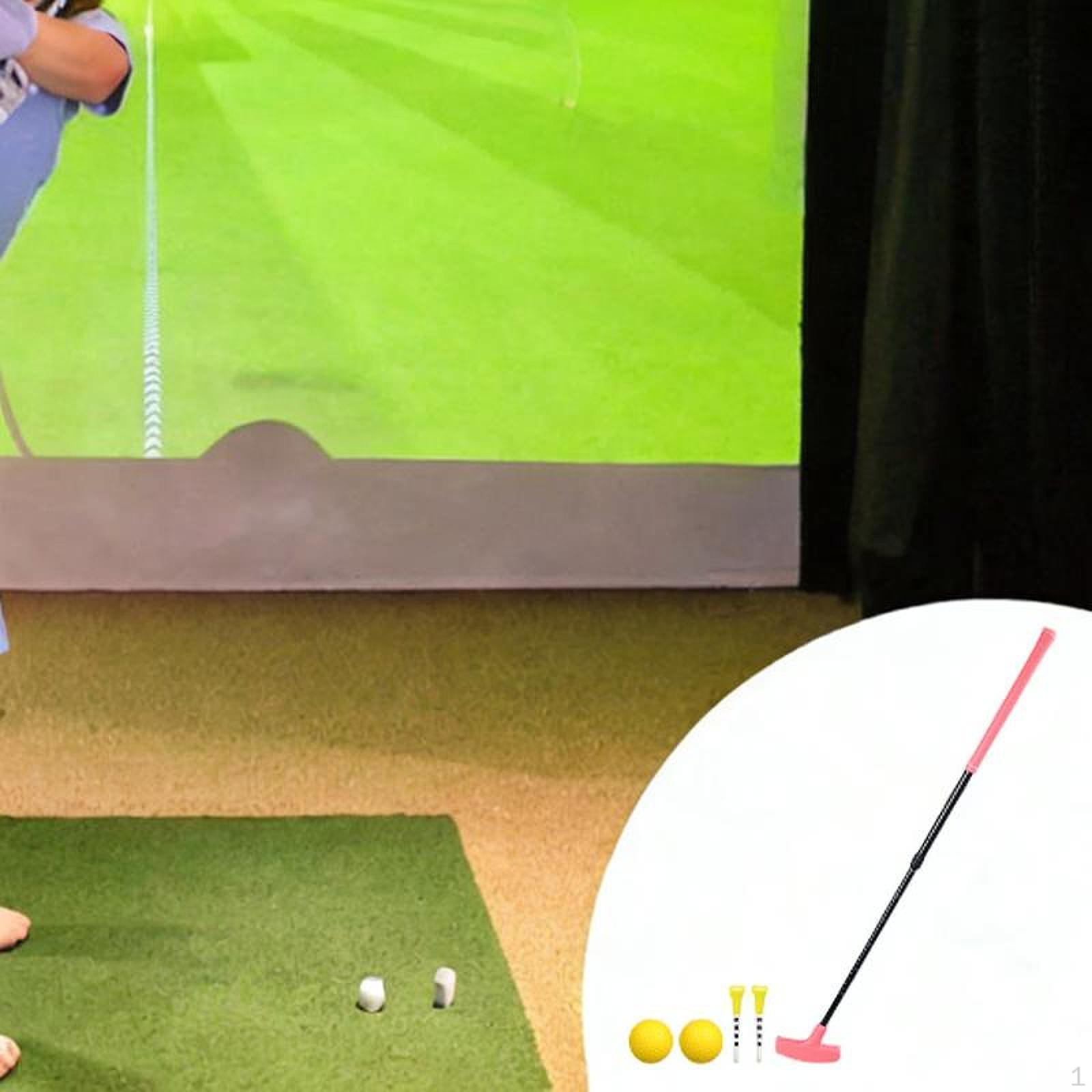 

Гольф Паттер Висувний Клуб Портативний Дім Офіс Подарунок Протиковзкий Для Правші Ліворуких Гольфістів з рожевий