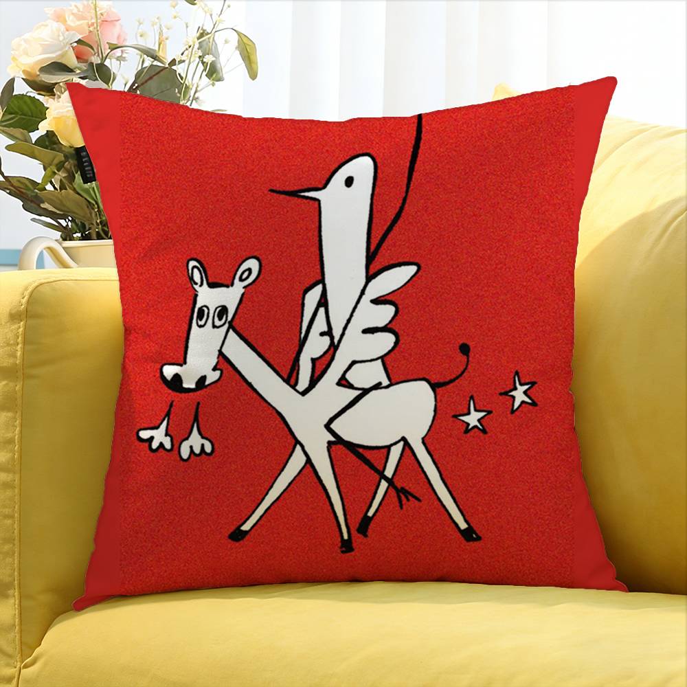 Cartoon G-Goodnight P-unpun World Various Sizes Square Pillow Case For Car Home Bedchamber Decor