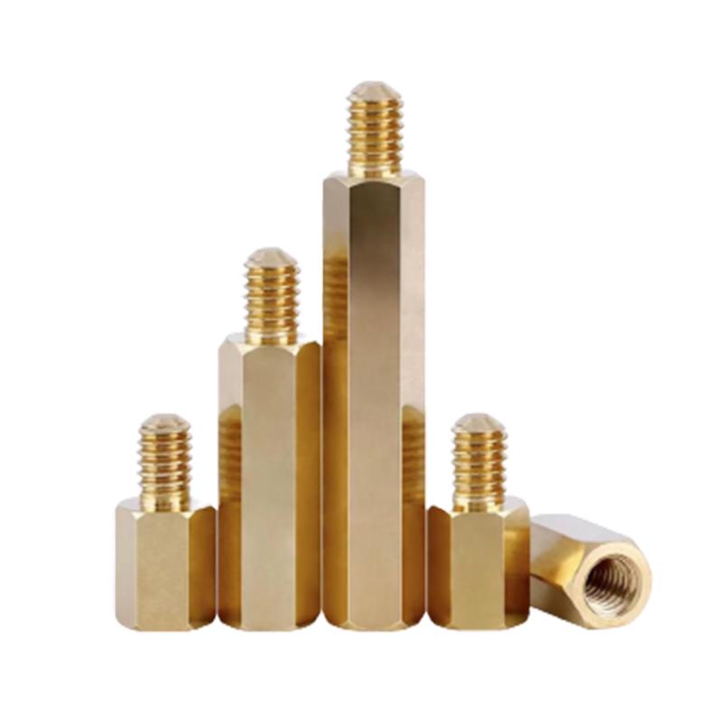 M2-M5 Male To M2-M4 Female Hex Adapter: Copper Standoff Conversion Stud