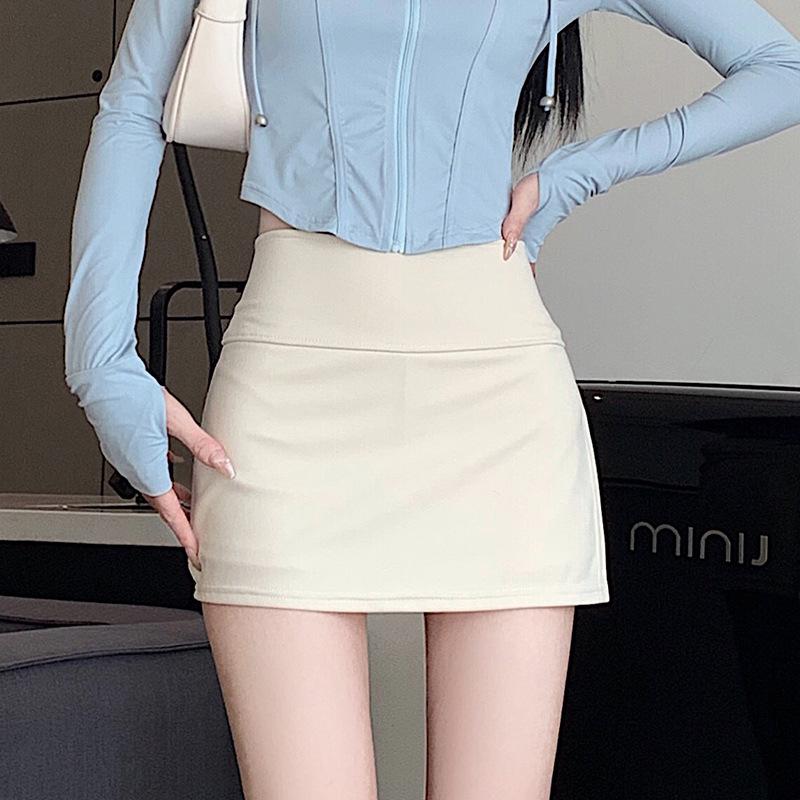 Dames Hoge Taille A-lijn Patchwork Miniskirt - Lente Collectie