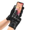 Motorcycle gloves, genuine leather, men's and women's riding motorcycles, tactical warmth, sheepskin touch screen, off-road prot