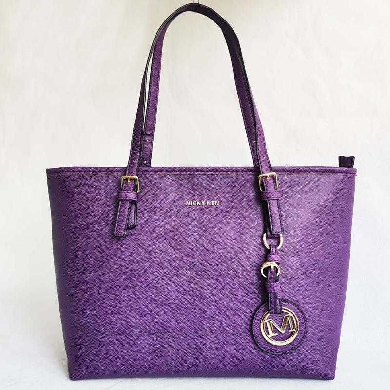 Damen Trendtaschen: Beliebte europäische & amerikanische Mode Schulterhandtaschen aus genarbtem Leder