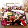 Classic Board Game Anime Hikaru No Go 3PCS Bedding Duvet Cover + 2 Pillowcases Go Player Fan Quilt Set Classic Board Game