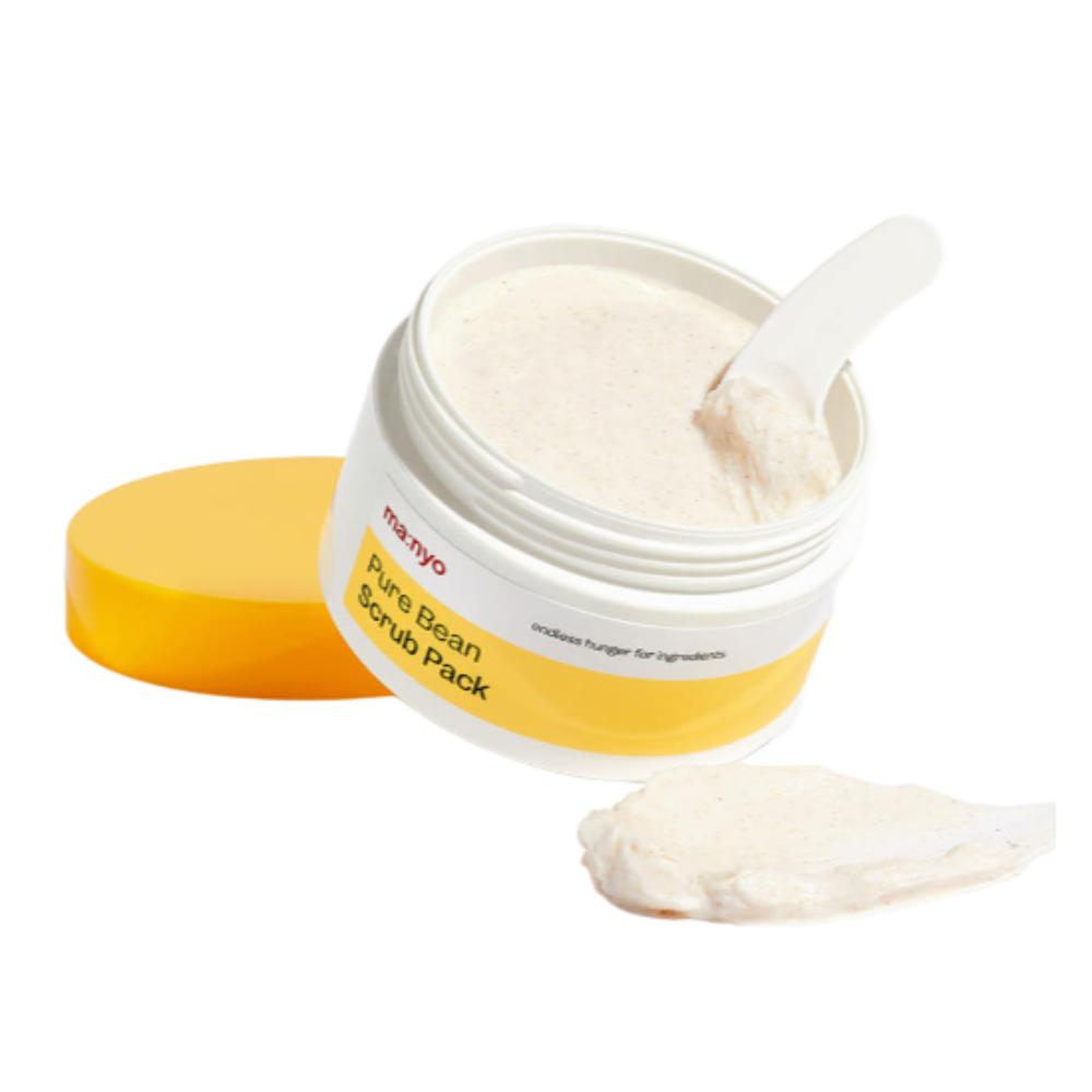 

ma:nyo Pure Soy Bean Scrub Pack 100g | Natural Exfoliation & Nourishing Pore Care K-Beauty Wash-Off Mask