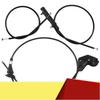 3PCS Engine Bowden Cable Hood Release Wire For-BMW E39 525I 530I 51238176595 51238190754 51238176596-M53K