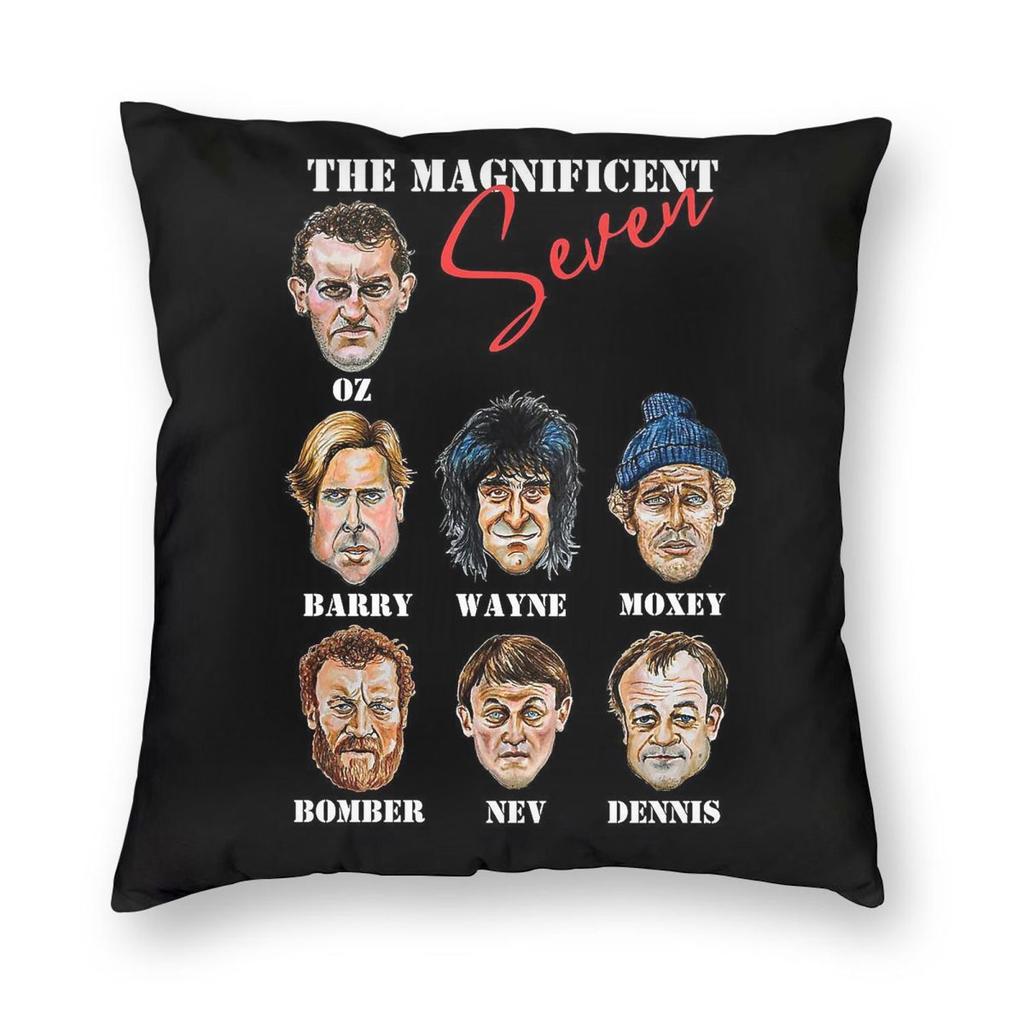 The Magnificent Seven Film Square Pillowcase Polyester Linen Velvet Printed Zip Decorative Car Cushion Cover