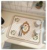 Large Kitchen Super Absorbent Mat Coffee Dish Draining Drying Mat Quick Dry Bathroom Drain Pad Kitchen Faucet Placemat Non-Slip