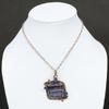 Multi Fluorite Pendant Tanzanite Quartz Pendant Copper Pendant Handmade Jewelry Gemstone Pendant Designer Copper Jewelry Oxidized Pendant