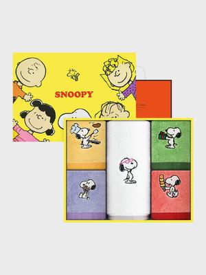 Songwol Πετσέτα Snoopy Love It Σετ Βαμβακερή 1τμχ + Γάντζος 4τμχ