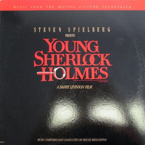 Виниловая пластинка BRUCE BROUGHTON  Young Sherlock Holmes MCA6159 MCA 1986 США Саундтреки Мюзиклы Б/у