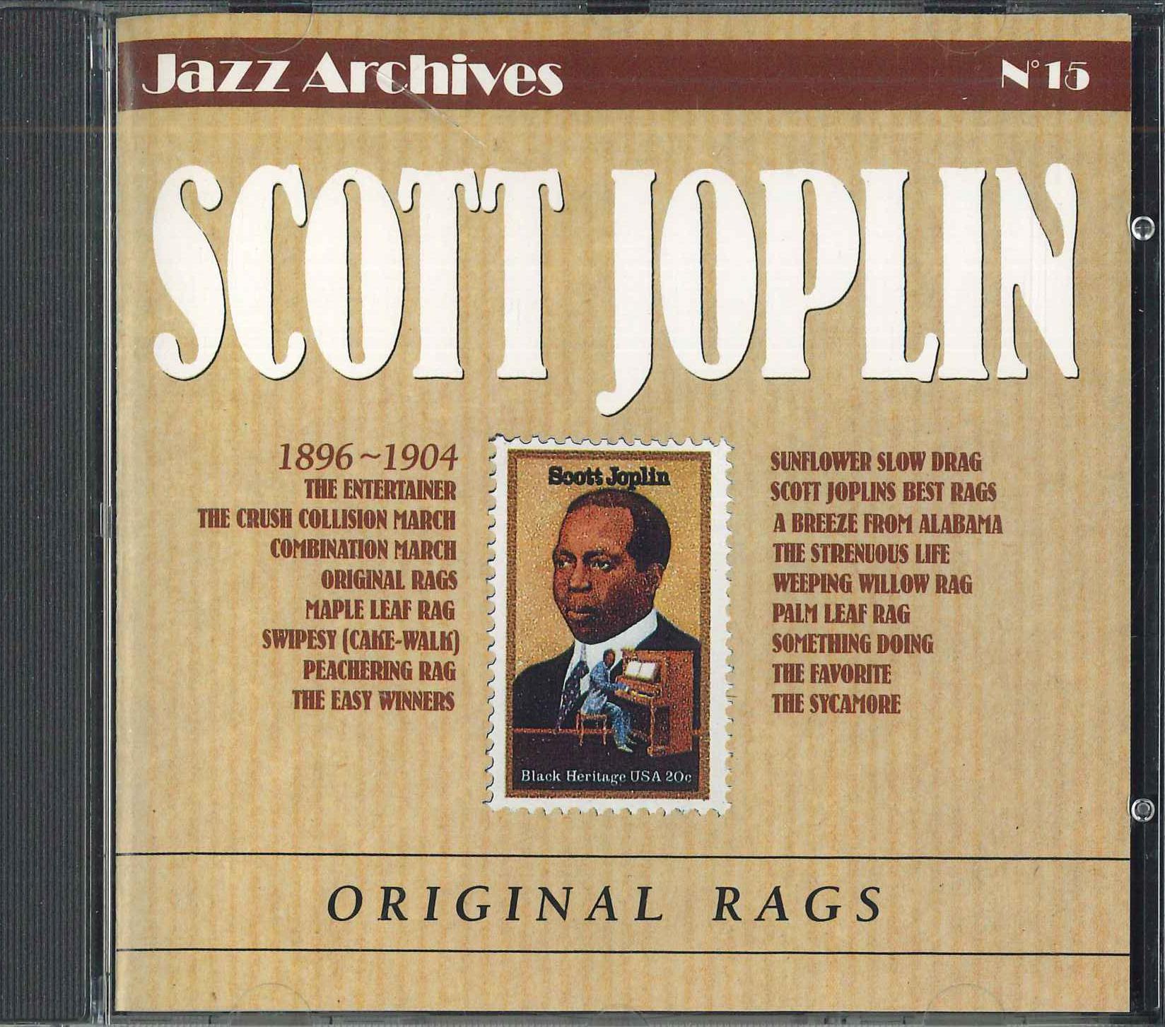 

CD SCOTT JOPLIN - Original Rags 157262 AUVIDIS Japan Jazz Used