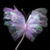 50cm Sztuczny Motyl Gigantyczna Jedwabna Organza Sztuczny Motyl Dekoracja Zewnętrzna Świąteczna Wystawa Trójwymiarowy Motyl