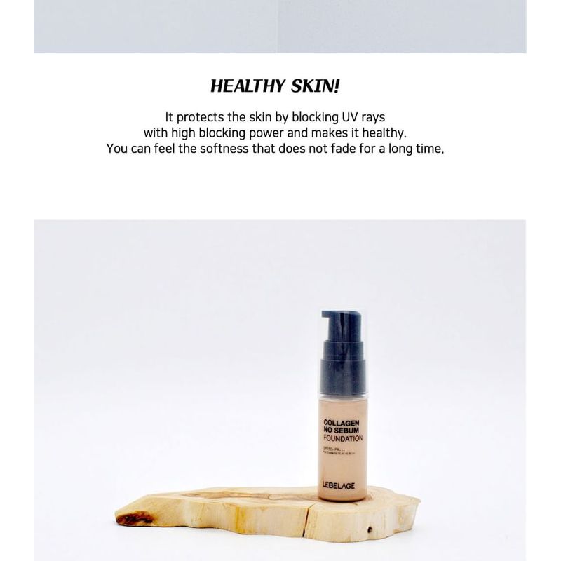 LEBELAGE - Collagen No Sebum Foundation Mini - 3 Farben