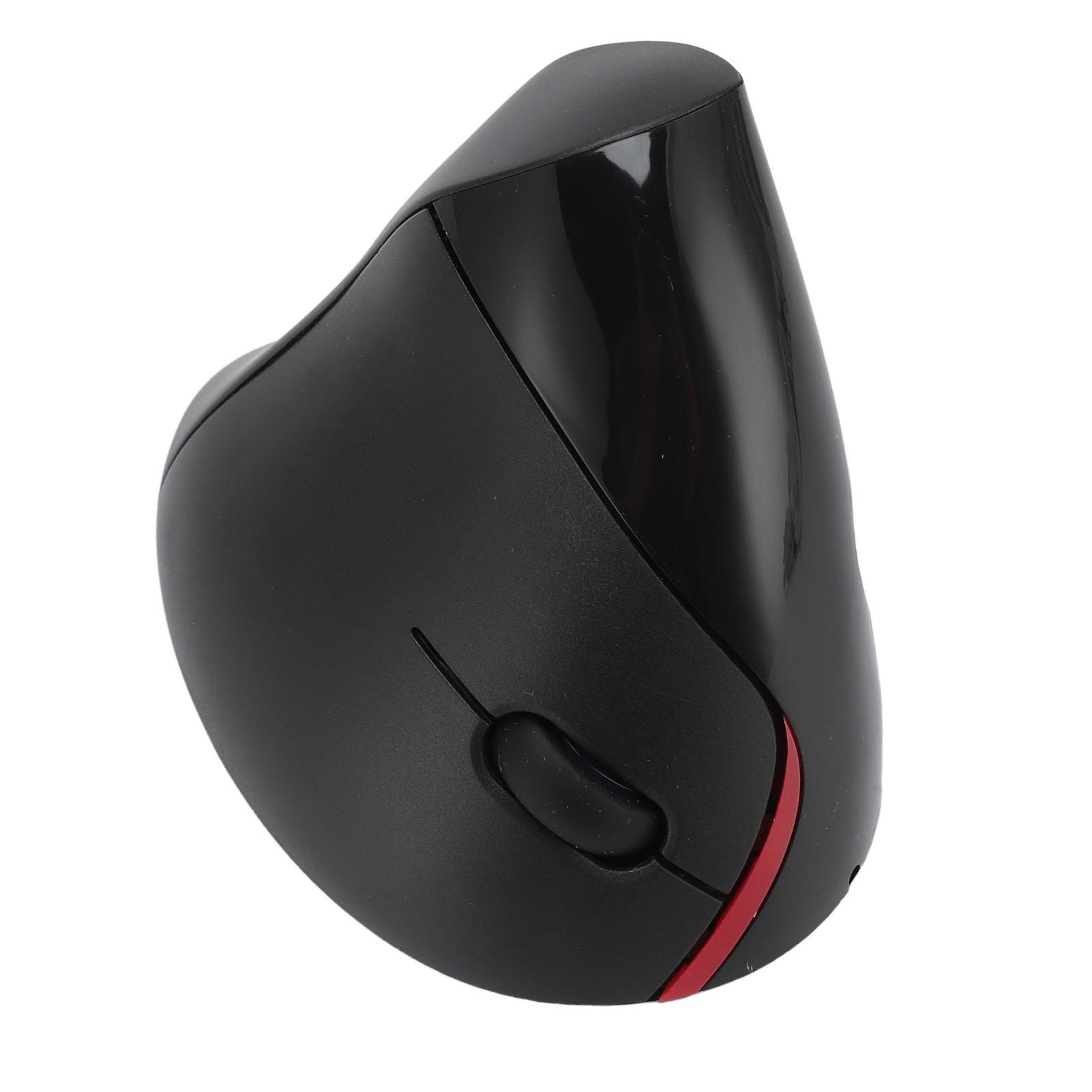 

Эргономичная мышь для правой руки 3 регулируемых уровня DPI 800 1200 1600 Перезаряжаемая 2.4G Беспроводная чёрный